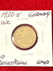 1930-E Germany 10 Reichspfening Coin