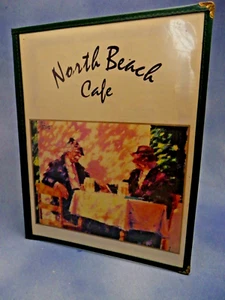 North Beach Cafe Restaurant Nordkalifornien Sammlerkarte. - Bild 1 von 5