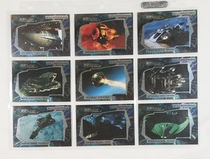 2003 Star Trek Enterprise Season II Insert Bonus 22nd Century Vessels 9 Cards...