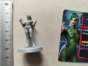 COLD LENA EDGERUNNER MINIATURE+CARD/CYBERPUNK 2077 GANGS OF NIGHT CITY/G441 - Imagen 1 de 1