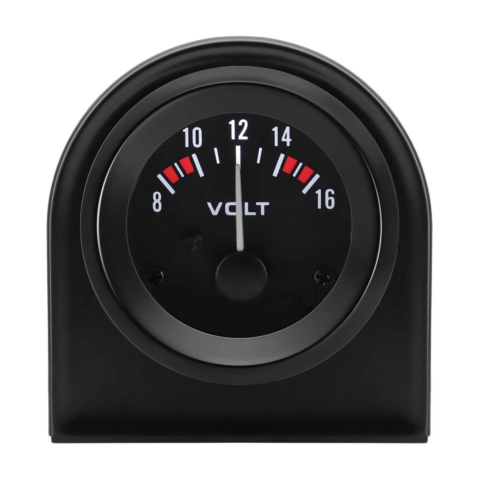 2" 52MM Universal  Pointer Voltmeter Voltage Volt Meter 8-16V for Car 12V - Image 1 of 4