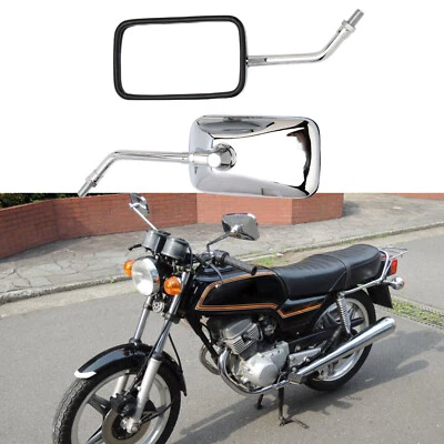 Pair M10 Motorcycle Side Mirrors For Honda Nighthawk CB 250 450 650 700 750 SC/F - Изображение 1 из 4