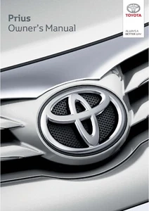 TOYOTA PRIUS OWNERS MANUAL HANDBOOK ALL YEARS New Print FREE POSTAGE - Picture 1 of 1