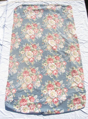 De Colección Ralph Lauren KIMBERLY Azul Floral Repollo Rosa REINA Sábana Ajustable Elegante Retro Foto 1 de 4