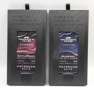 F1 Paddock Club Pass Lanyard 2025 Singapore Grand Prix 2-Day Saturday Sunday - Picture 1 of 16