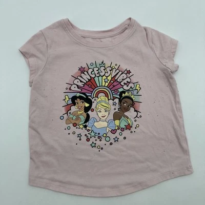 Camiseta Disney Jumping Beans Princesas Juvenil Niña 4T Estampado Gráfico Rosa..#26149 Foto 1 de 4