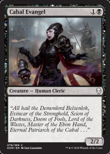 x1 Cabal Evangel - Dominaria - NM - MTG - Image 1 of 1