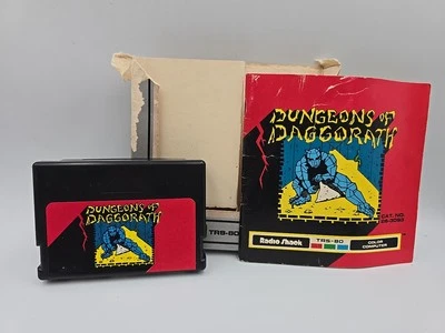 Dungeons of Daggorath TRS-80 Program Pak Computer Game Tandy Radio Shack CIB - Image 1 of 4