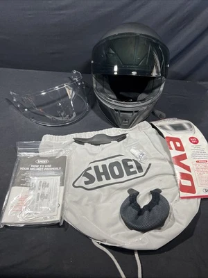 Shoei RF-SR Full Face Motorcycle Helmet BLACK Size M - Image 1 of 4