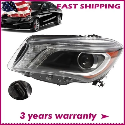 Fit For 2014-2016 Mercedes-Benz CLA-Class CLA250 Xenon Headlight Left Side LH - Image 1 of 4