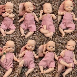 25CM Unpainted Full Body Silicone Girl Reborn Doll, 8 Styles Newborn Baby Toy Gi - Picture 1 of 14