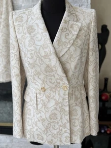 NWOT ESCADA WOMENS DRESS SUIT 2 PIECE SIZE 36 JACKET SIZE 38 MATCHING SKIRT WOW - Picture 1 of 24