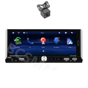 Android 13 Car Radio Stereo 1Din GPS Bluetooth For Apple Carplay Android Auto - Picture 1 of 19