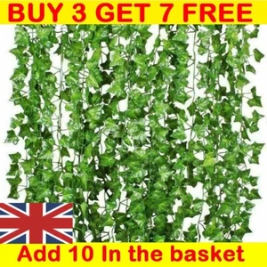 Artificial Fake Vine Ivy Hanging Plant Leaf Greenery Garland Wedding Party Decor - Picture 1 of 5