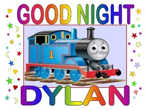 THOMAS the TRAIN "BUENAS NOCHES" Personalizado Cualquier NOMBRE Súper Suave Gran Regalo - Imagen 1 de 5