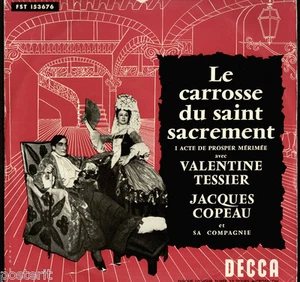 OST Theater Soundtrack LA CARROSSE DU SAINT SACREMENT - 33 Umdrehungen 12" - Decca - Bild 1 von 2