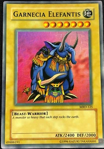 GARNECIA ELEFANTIS - MRD-125 SUPER RARE Vintage YuGiOh TCG Card - Picture 1 of 1