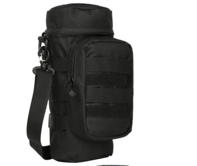 Equipo táctico al aire libre militar Molle botella de agua bolsa senderismo hervidor bolsa soporte Foto 1 de 4