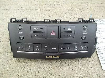 10 LEXUS HS250h HYBRID 2.4L I4 SFI SEDAN 4D A/C HEATER CLIMATE CONTROL  - Image 1 of 3