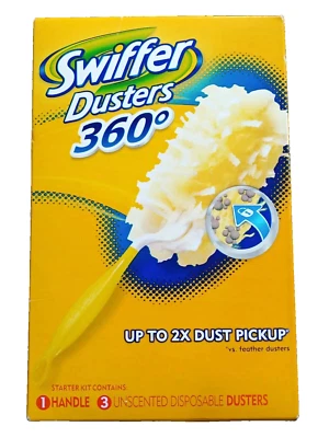 Kit de plumeros Swiffer 360 1 mango de plástico y 3 plumeros 1 caja Foto 1 de 3