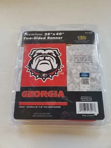 BSI NCAA University of Georgia 28" x 40" Georgia Bulldogs / Bulldog Head  - Bild 1 von 3