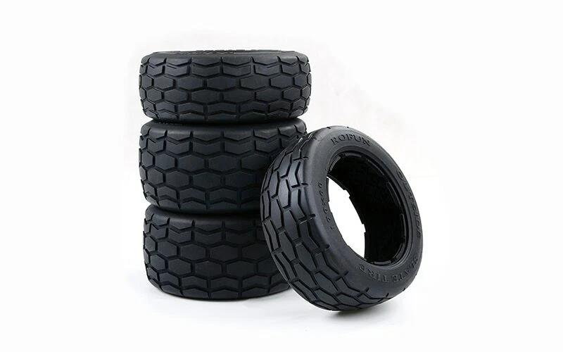 Autobahn Vorderseite Rückseite Reifen Haut 4pc für 1/5 Hpi Baja 5b 5t 5sc - Bild 1 von 4