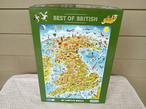 Gibsons Best Of British Hartwig Braun 1000 Piece Jigsaw Puzzle New Sealed 2019 - Picture 1 of 8