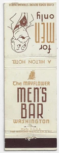 The Mayflower Herren Bar Washington FS leere Streichholzschachtelhülle - Bild 1 von 3