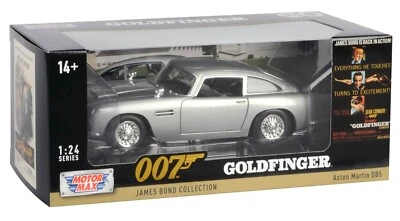 Aston Martin DB5 James Bond 007 Goldfinger 1/24 Motormax Voiture Diecast 79857 - Photo 1/4