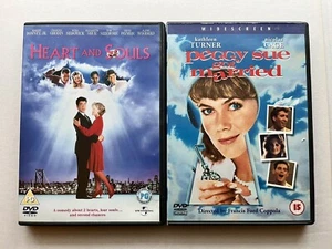2 x Comedy DVD Peggy Sue Got Married (1986), Heart and Souls (1993), Region 2 - Picture 1 of 3
