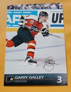 POSTCARD PHILADELPHIA FLYERS GARRY GALLEY  4 1/2  X 6 1/2 - Imagen 1 de 6