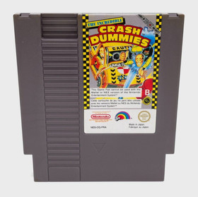 The Incredible Crash Dummies Nintendo NES Cartridge FRA
