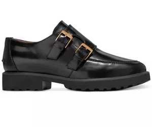 Cole Haan Greenwich Monk Strap Black Leather Loafer Style W29156 NIOB Size 11 - Picture 1 of 9