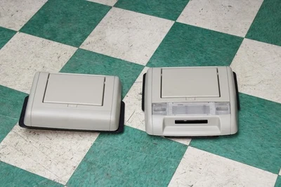 07-14 Escalade ESV OEM Grey Overhead Roof Pair Entertainment System Displays U42 Foto 1 de 4