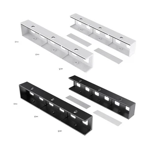 Durability Metal Under Desk Laptop Mount Space Saving Organizers AntiSlip Pad - Picture 1 of 10