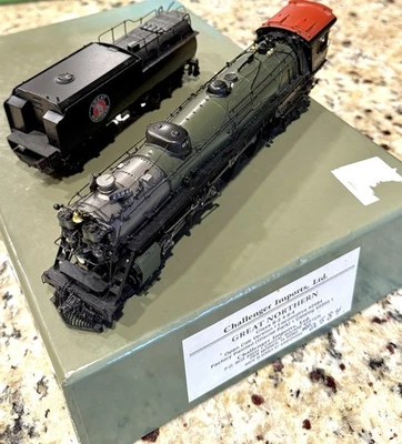 Challenger Imports HO 2203.1 Great Northern S-2 4-8-4 Brass Steam Loco LNIB - Image 1 of 4