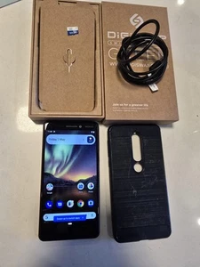 Nokia 6.1 32GB Black (TA-1050) Unlocked + 16GB SD Android 10 WORKS PERFECTLY - Picture 1 of 6