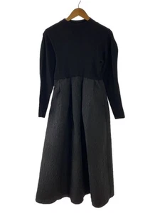 Vestido manga larga ELENDEEK 1 rayón negro 512250321701-03 - Imagen 1 de 5