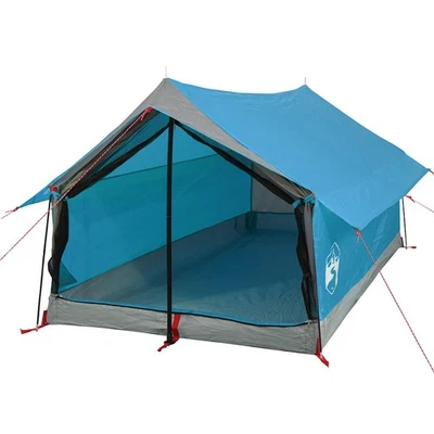 Camping Tent 2-Person Gray and Orange Waterproof tent camping shelter vidaXL - Image 1 of 3