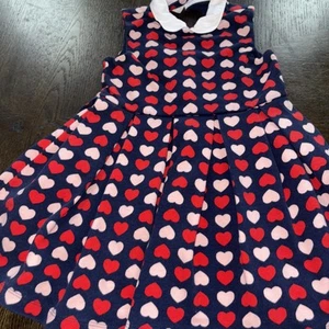 Janie And Jack Girls 3 3t Special Occasion Heart Spring Summer Dress EUC A8 - Picture 1 of 7