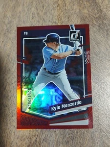 2023 Panini Donruss - Kyle Manzardo #147 Holo Red /2023 (RC)(JGA) - Picture 1 of 2