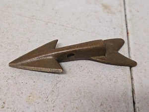 Vintage Brass Tuna or Swordfish Harpoon Arrow Head Tip Point Fishing Dart 4.75" - Picture 1 of 5