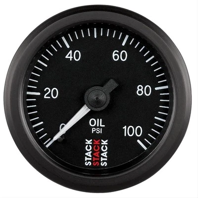 Stack Mechanical Gauge Mechanical Oil Pressure 2 1/16" Dia ST3102 — 第 1/2 张图片