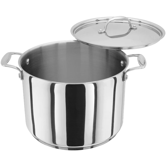 Stellar 22cm Stainless Steel Saucepan Lid - Mirror Polished, Dishwasher & Oven Safe-970291