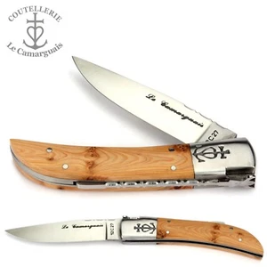 Le Camarguais Taschenmesser 12 cm Griff Wacholder Messer Camargue Frankreich - Bild 1 von 6