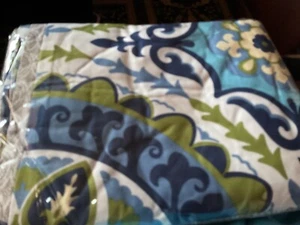 VAULIA HOME COLLECTION DUVET COVER SETS IN FULL/QUEEN FLEUR-De-LIS/FLORAL PATTEN - Picture 1 of 3