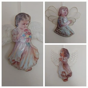Bradford Exchange “Heavens Little Angels” Hanging Decorations Angel Ceramic - Picture 1 of 12