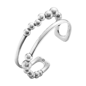Georg Jensen. Sterling Silver Bangle #551I - Moonlight Grapes. - Picture 1 of 5