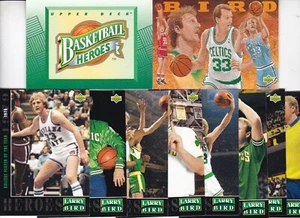 LARRY BIRD 1992-93 OBERDECK BASKETBALLHELDEN KOMPLETTES SET (10) - Bild 1 von 1