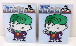 Justice League Joker Emoji Iron-On Applique Patch 4" x 3" DC Comics - Lot of 2 - Picture 1 of 3
